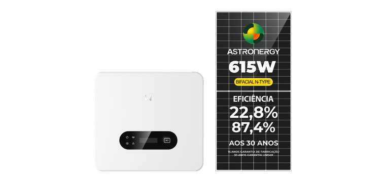GERADOR DE ENERGIA SOLAR GOODWE INVERSOR GW5K-DNS-G40 5 KW SEM ESTRUTURA