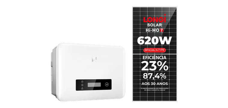 GERADOR DE ENERGIA SOLAR GOODWE INVERSOR GW3300-XS 3.3 KW SEM ESTRUTURA