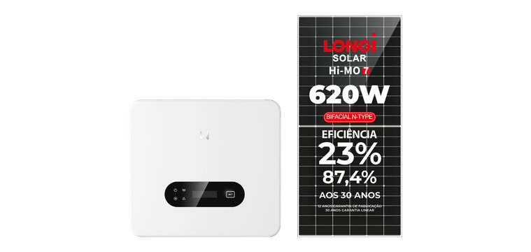 GERADOR DE ENERGIA SOLAR GOODWE INVERSOR GW5K-DNS-G40 5 KW SEM ESTRUTURA